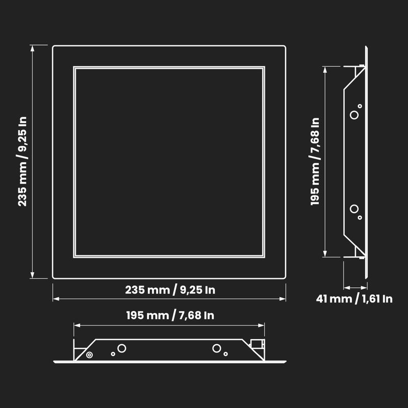 Repa Market 8 x 8 Inch Access Panel for Drywall â€“ White Galvanized Steel Wall Hole Cover/Access Door Panel with Click Function â€“ Heavy-Duty Service Hatch for Plumbing, Electrical, HVAC Access Door - Image 2